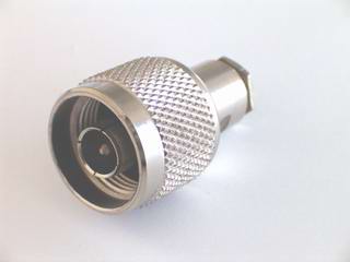 Connector N m. soldered /RG 58/